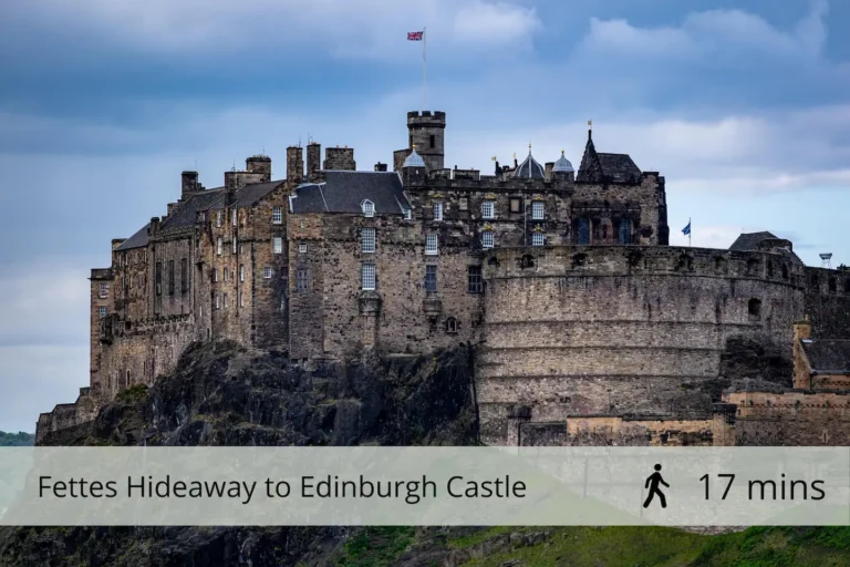 Fettes Hideaway to Edinburgh Castle